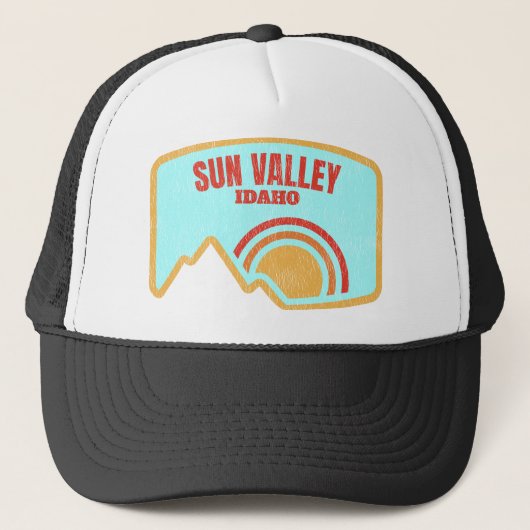 Sun Valley Idaho Truckerkappe (Vorderseite)
