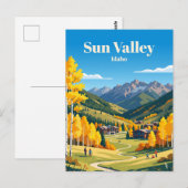Sun Valley, Idaho, USA Postkarte (Vorne/Hinten)