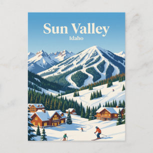 Sun Valley Idaho USA Postkarte