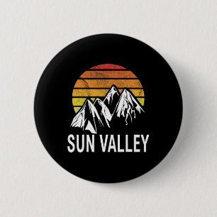 Sun Valley Idaho Usa Ski Resort Snowboarden 1 Button