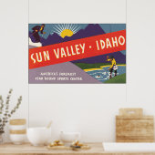 Sun Valley Idaho, Vintag Poster (Küche)