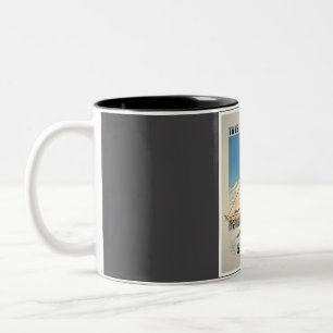 Sun Valley Idaho Vintage Reise Zweifarbige Tasse