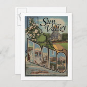 Sun Valley, IdahoGroße Buchstabenszenen Postkarte (Vorne/Hinten)