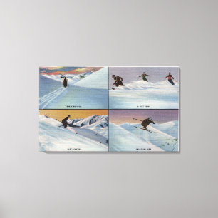 Sun Valley, Identifikation - Ski Leinwanddruck