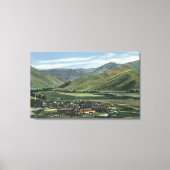 Sun Valley, IDSummer Scene of Sun Valley Lodge Leinwanddruck (Vorderseite)