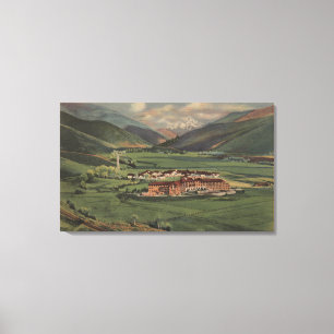 Sun Valley, IDView of Sun Valley Lodge Leinwanddruck