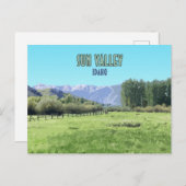 Sun Valley Ketchum Idaho Postkarte (Vorne/Hinten)