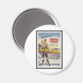 Sun Valley Lodge Idaho Magnet (Vorderseite/Rückseite)