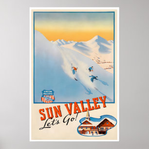 Sun Valley Poster Idaho Kunst Union Pacific