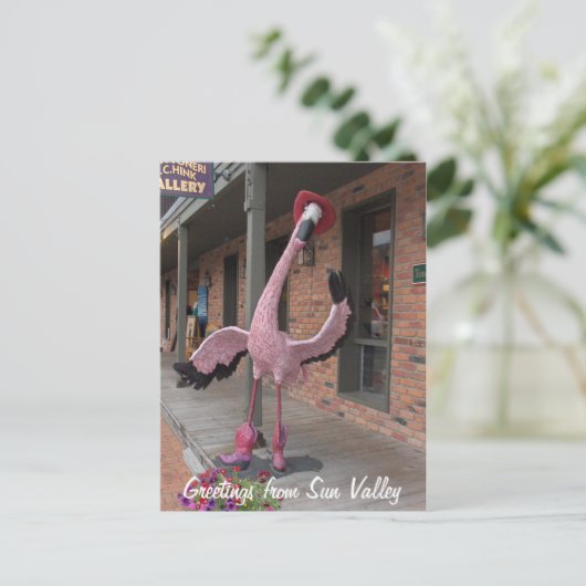 Sun Valley Postkarte (Stehend Vorderseite)