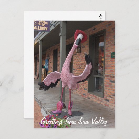 Sun Valley Postkarte (Vorne/Hinten)
