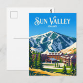 Sun Valley Resort USA Postkarte (Vorne/Hinten)