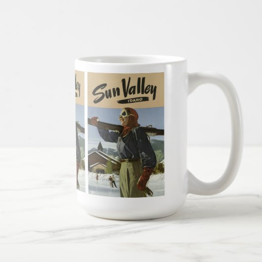 Sun Valley USA Vintage Travel Tasse (Rechts)