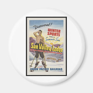 Sun- Valleyhäuschen Idaho Magnet