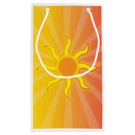 Sun Vector Travel Holiday Geschenktasche Kleine Geschenktüte