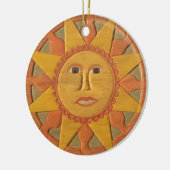 Sun-Verzierung 2 Keramik Ornament (Links)