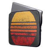 SUN Vintag Grunge Circle Illustrations vintage, ci Laptopschutzhülle (Vorderseite Links)