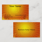 Sun-Visitenkarte Visitenkarte (Vorne/Hinten)