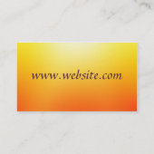 Sun-Visitenkarte Visitenkarte (Rückseite)