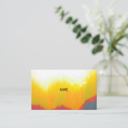 Sun-Visitenkarten Visitenkarte (Stehend Vorderseite)