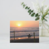 Sun Volley & Surf Postkarte (Stehend Vorderseite)