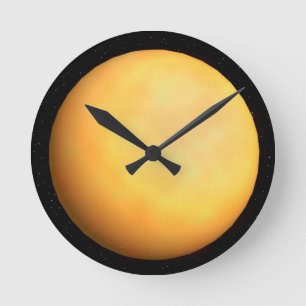 Sun vom Raum Runde Wanduhr