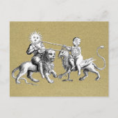 Sun vs. Moon Jousting Match Symbolic Postkarte (Vorderseite)