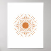 Sun Wall Deco, Sun Poster, Sun Art Print Poster (Vorne)
