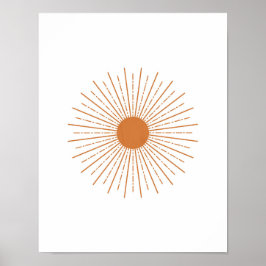 Sun Wall Deco, Sun Poster, Sun Art Print Poster