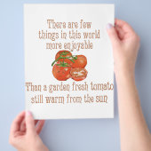 Sun Warme Tomaten Flyer (Hand)
