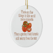 Sun Warme Tomaten Keramikornament (Rechts)