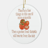 Sun Warme Tomaten Keramikornament (Links)
