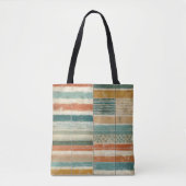 Sun washed coastal stripes Tote bag Tasche (Vorderseite)
