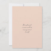 Sun-Washed Garden Wedding Blush ID1283 Save The Date (Rückseite)