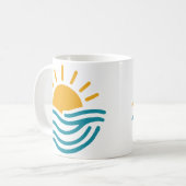 Sun & Wave Kaffeetasse (Vorderseite Links)