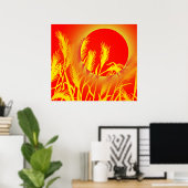 Sun Wheat Poster (Heimbüro)