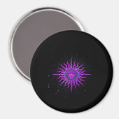 Sun - Whimsigoth Graphic Magnet (Vorderseite/Rückseite)