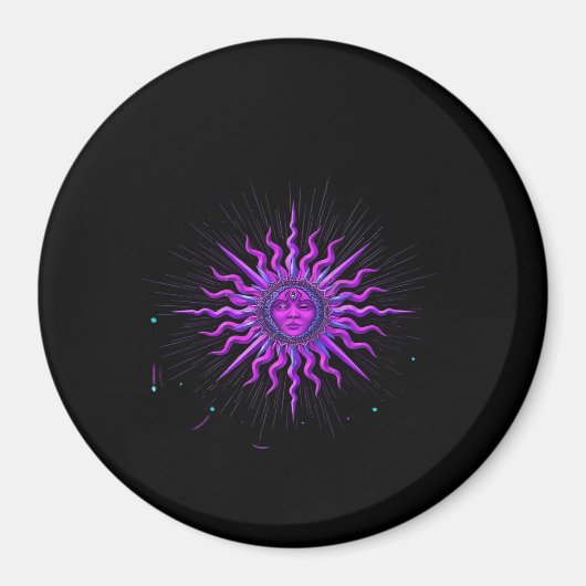 Sun - Whimsigoth Graphic Magnet (Vorne)