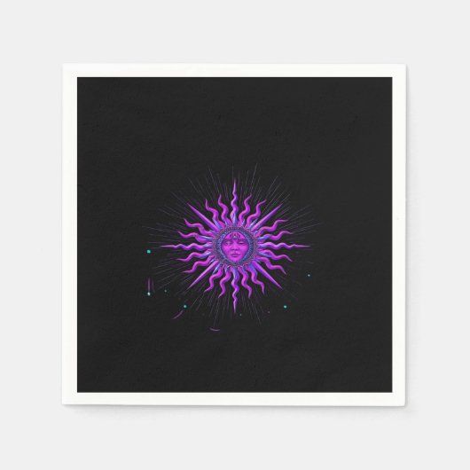 Sun - Whimsigoth Graphic Serviette (Vorderseite)