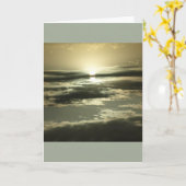 Sun Will Rise Again Inspirational Greeting Card Karte (Gelbe Blume)