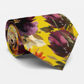 Sun & Wine Wedding Gold Neck Tie Krawatte (Gerollt)