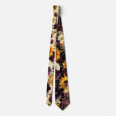 Sun & Wine Wedding Light Gold Neck Tie Krawatte (Rückseite)