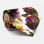 Sun & Wine Wedding White Krawatte (Gerollt)