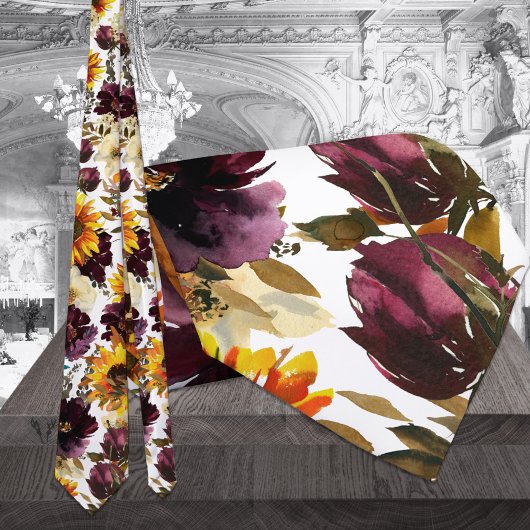 Sun & Wine Wedding White Krawatte