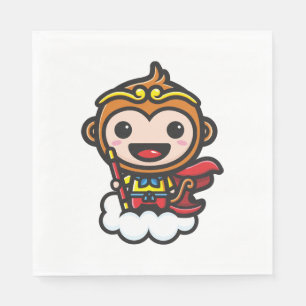 Sun Wongkong lächelt dir zu Serviette