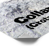 Sun Worship Colorful Collared Lizard Foto Poster (Ecke)