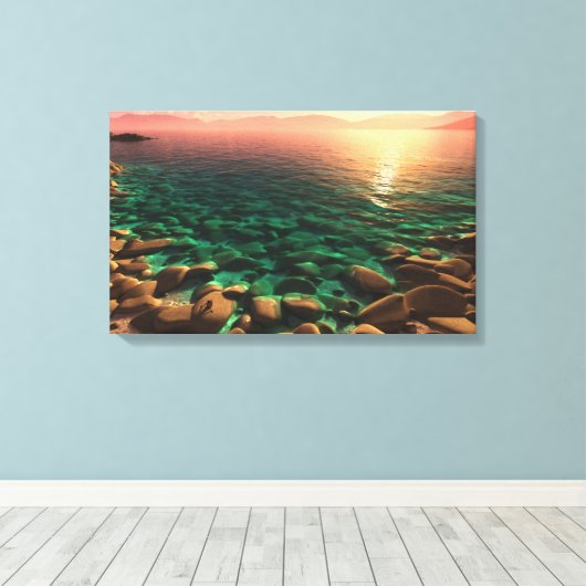 Sun Worship Leinwanddruck (Insitu (Holzboden))