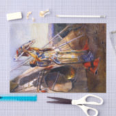 "Sun Worshiping in Montana" von Charles Russell Seidenpapier (Handwerk)