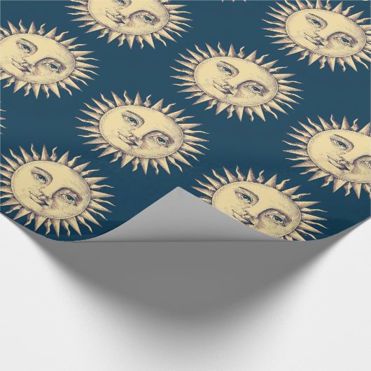 Sun Wrapping Paper Geschenkpapier (Ecke)
