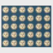 Sun Wrapping Paper Geschenkpapier (Flach)